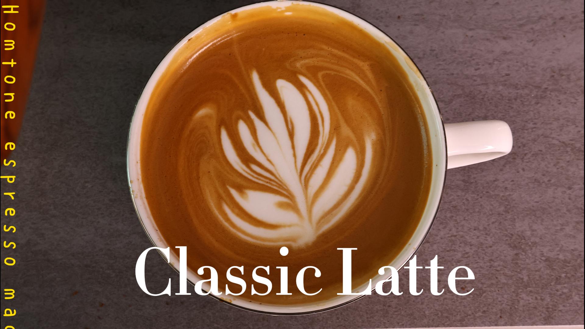 Espresso Recipe:Classic Latte