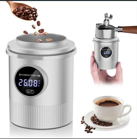 Steps for Using Homtone Coffee Scale & Dosing Cup