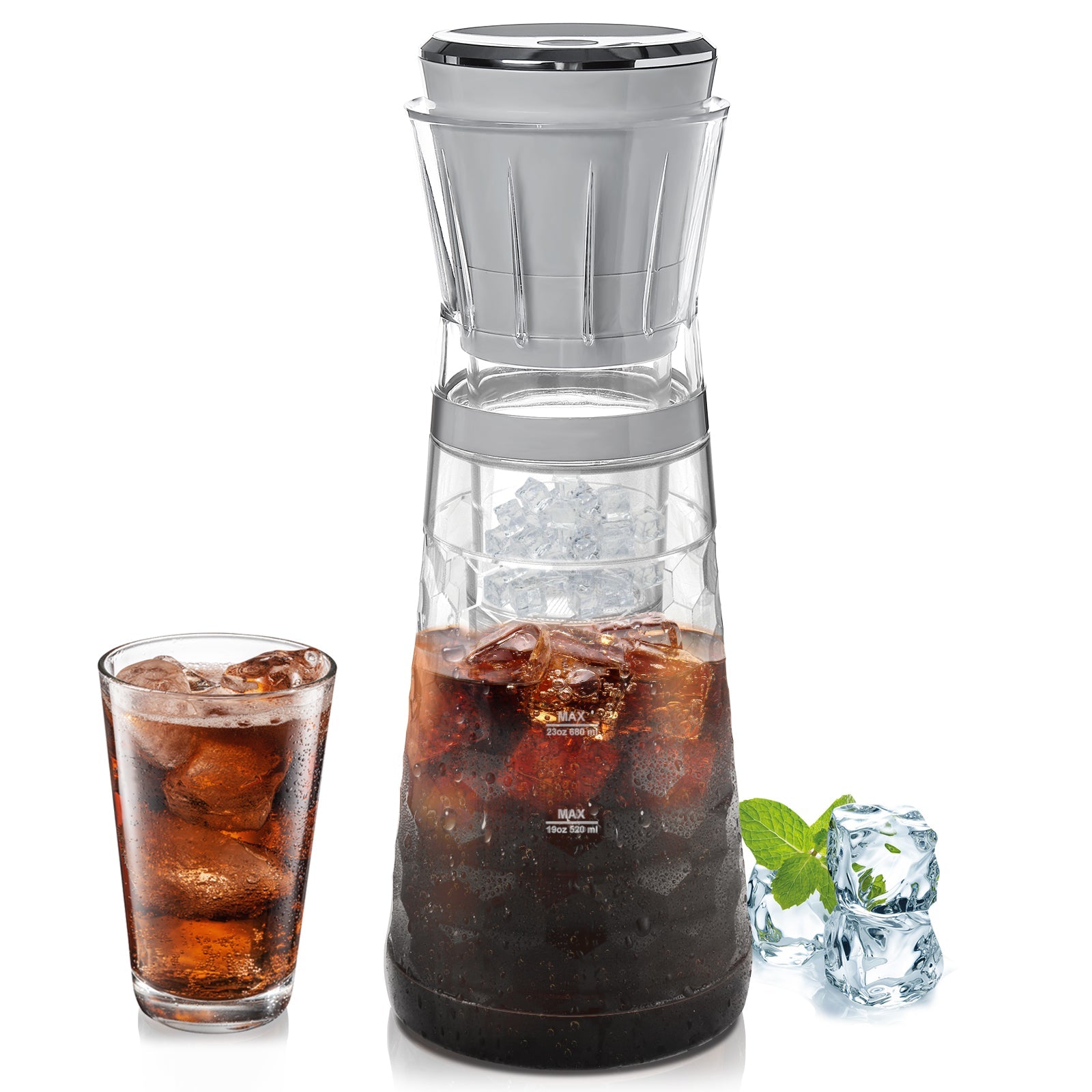 Homtone Electric Cold Brew Coffee Maker for Quick and Portable Cold Brews-CM9005