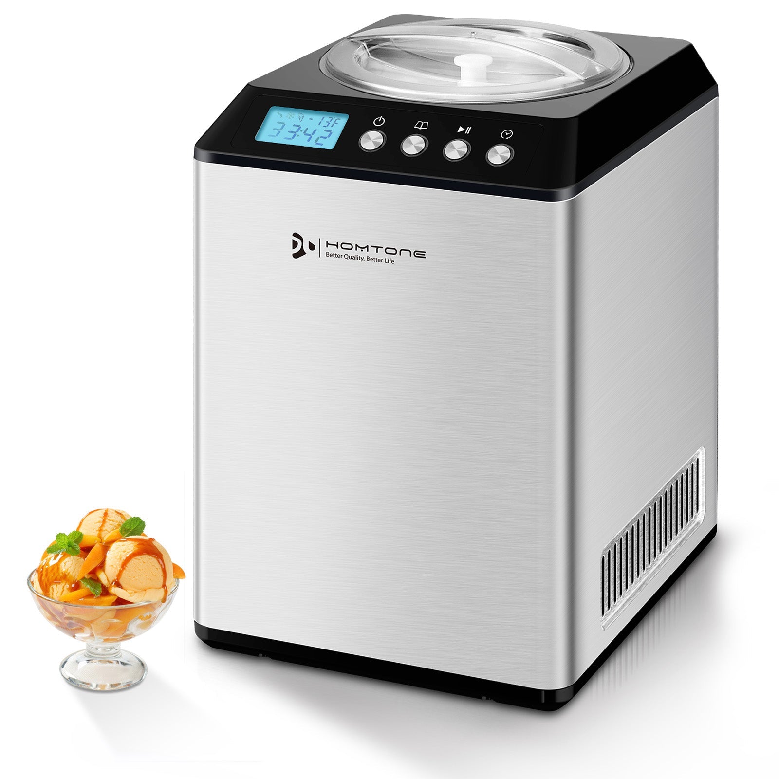 How to use the ICE2580 ice cream maker for the first time.
