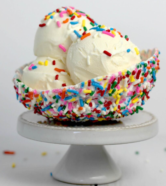 Homemade Birthday Cake Ice Cream