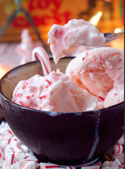 Easy Candy Cane Ice Cream Recipe