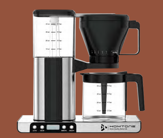 Brewing a Perfect Pot of Coffee with Your Homtone Coffee Maker（NK-0655）