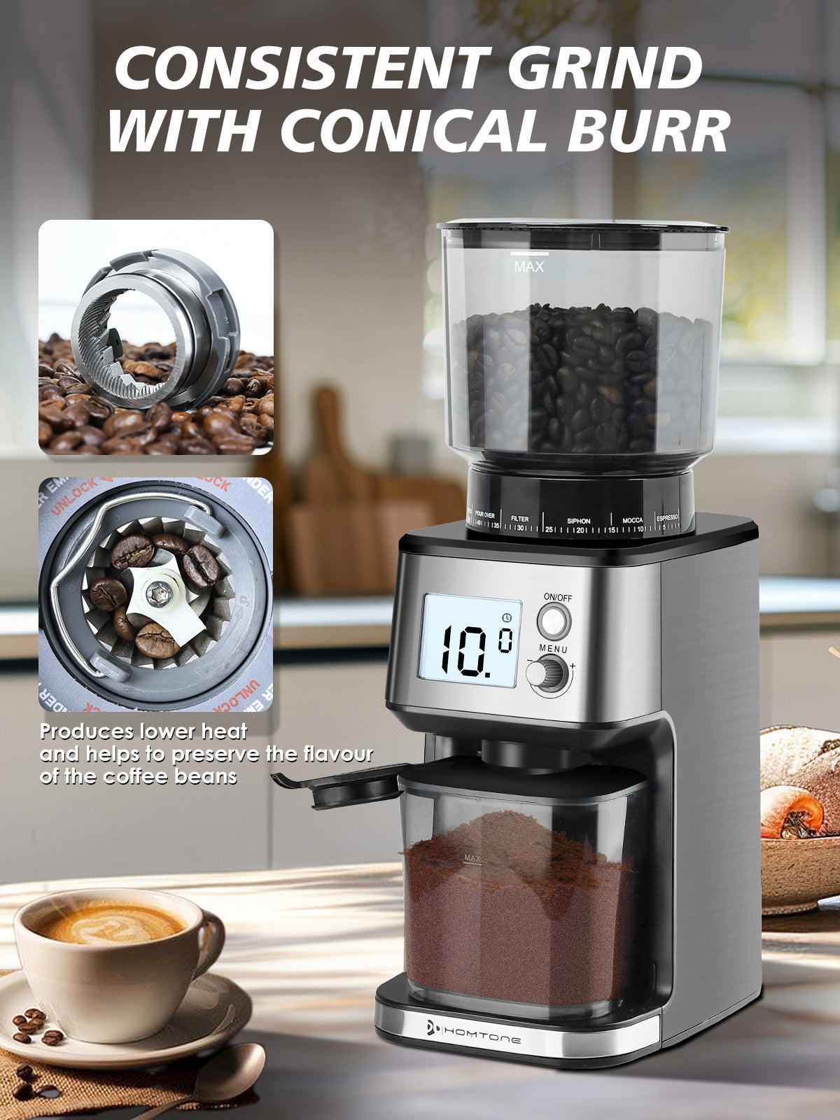 Homtone Coffee Grinder Troubleshooting Guide