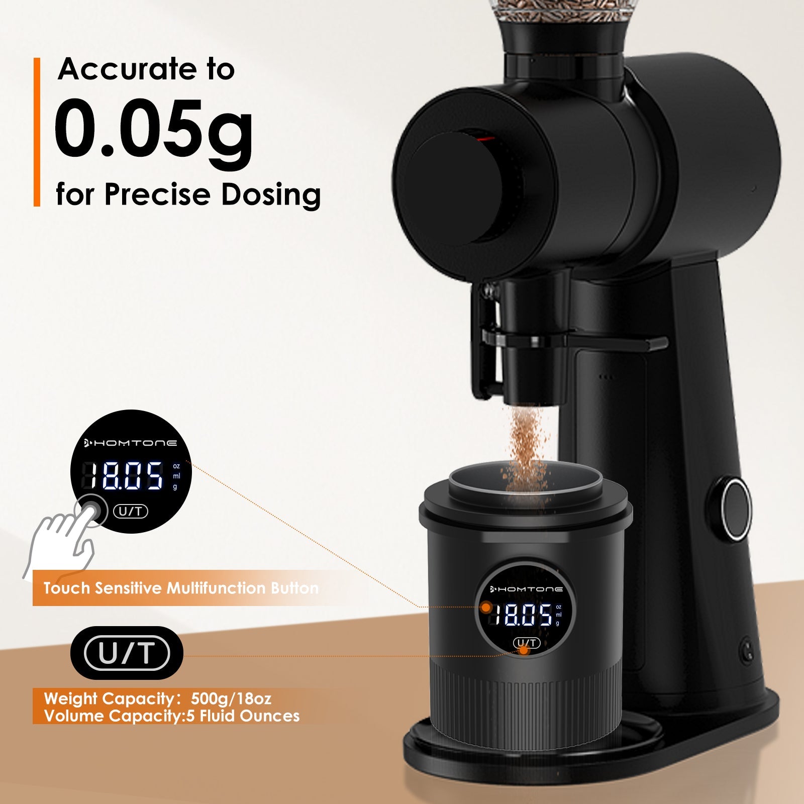 Dosing cup with scale:High-Precision Measurement