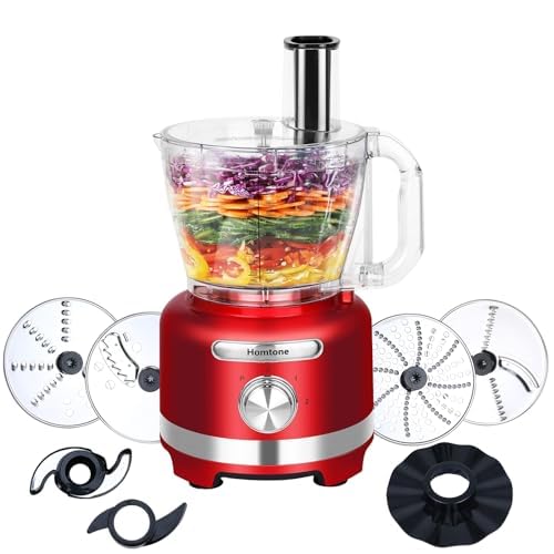 Homtone 16 Cup Food Processor Red CY-361A (JS-DS-1360-RD)