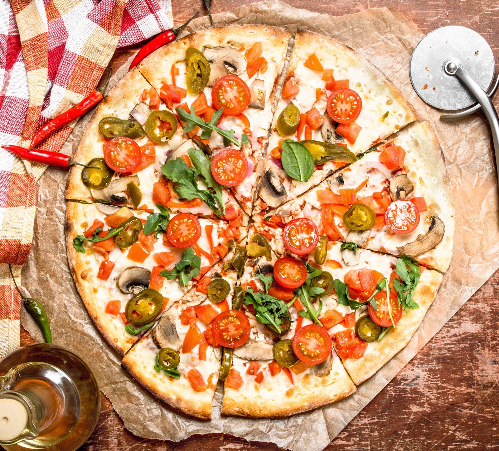 Pesto and Sun-Dried Tomatoes Pizza | Homtone Pizza Oven | DS-1433-SR