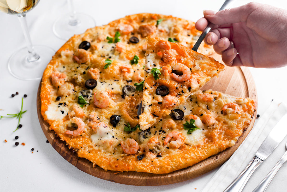 Shrimp Scampi Pizza 