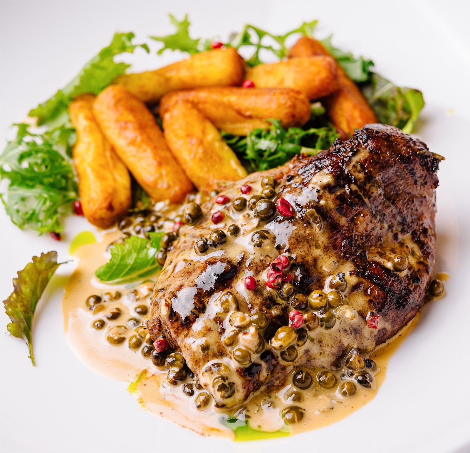 Steak with Caper Sauce | Homtone Pizza Oven | DS-1433-SR