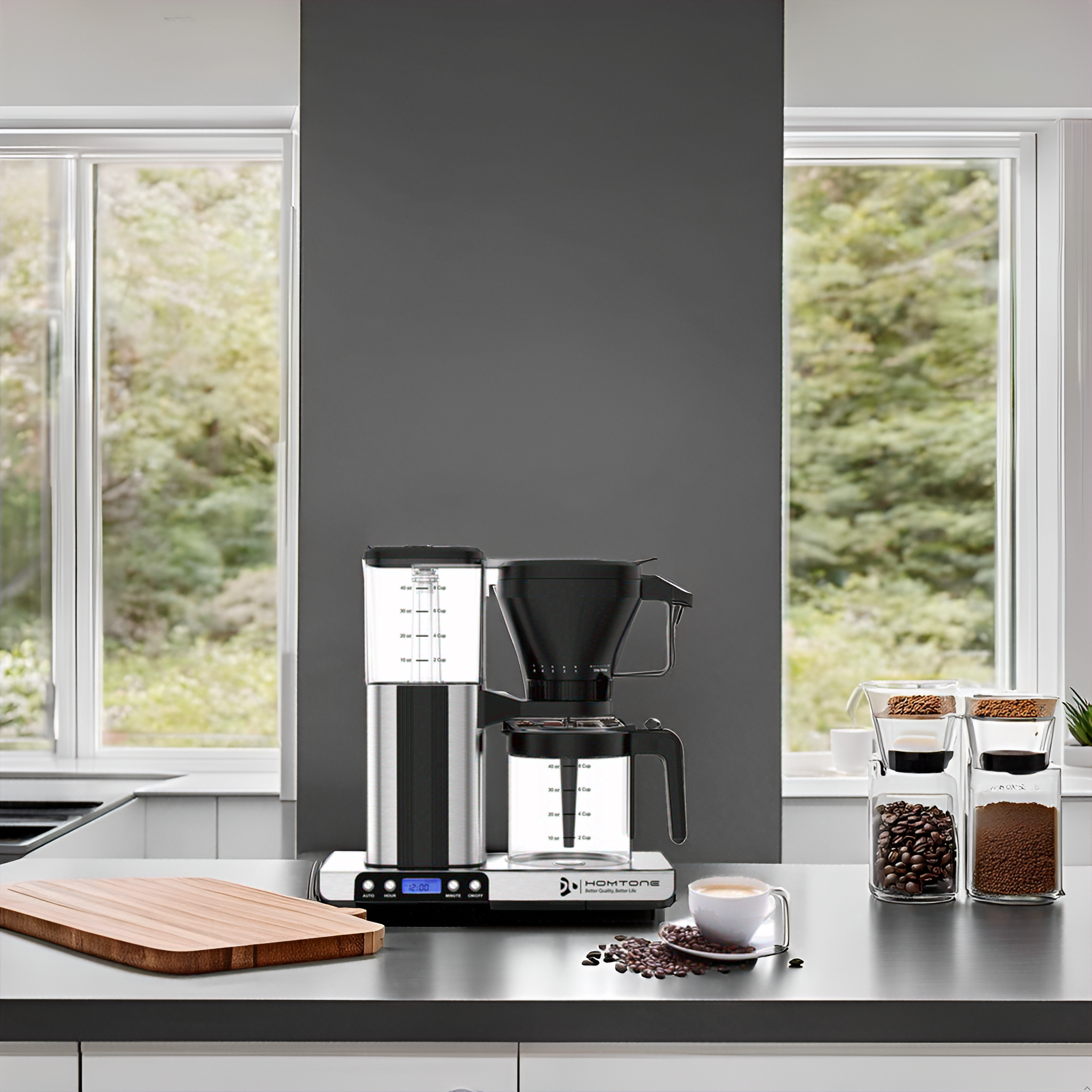 Master Your Brew: The Power of Flow Control Filters in Homtone Drip Coffee Maker