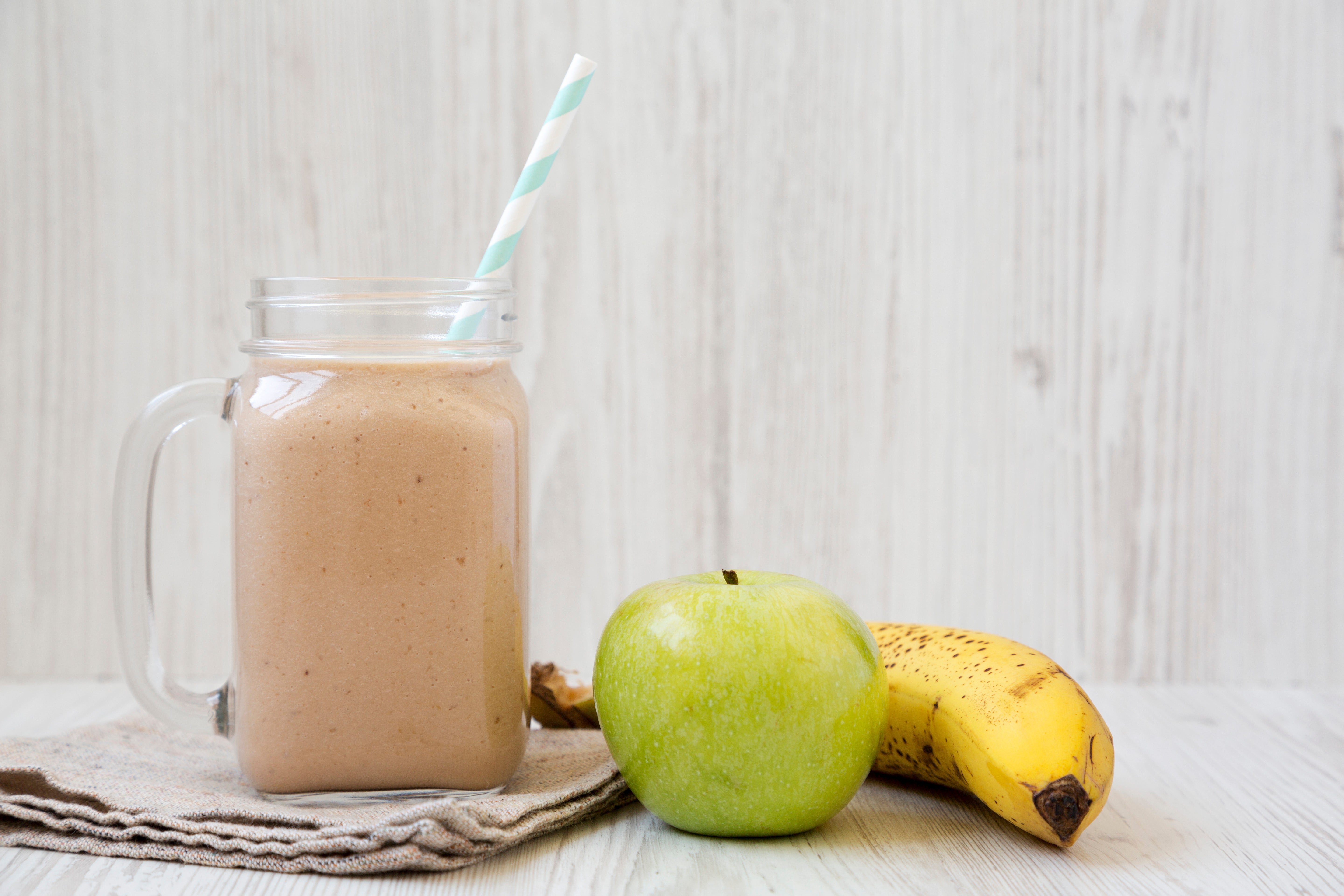 🍌🍏 Creamy Banana Apple Smoothie/ Homtone/ Food Processor with Blender