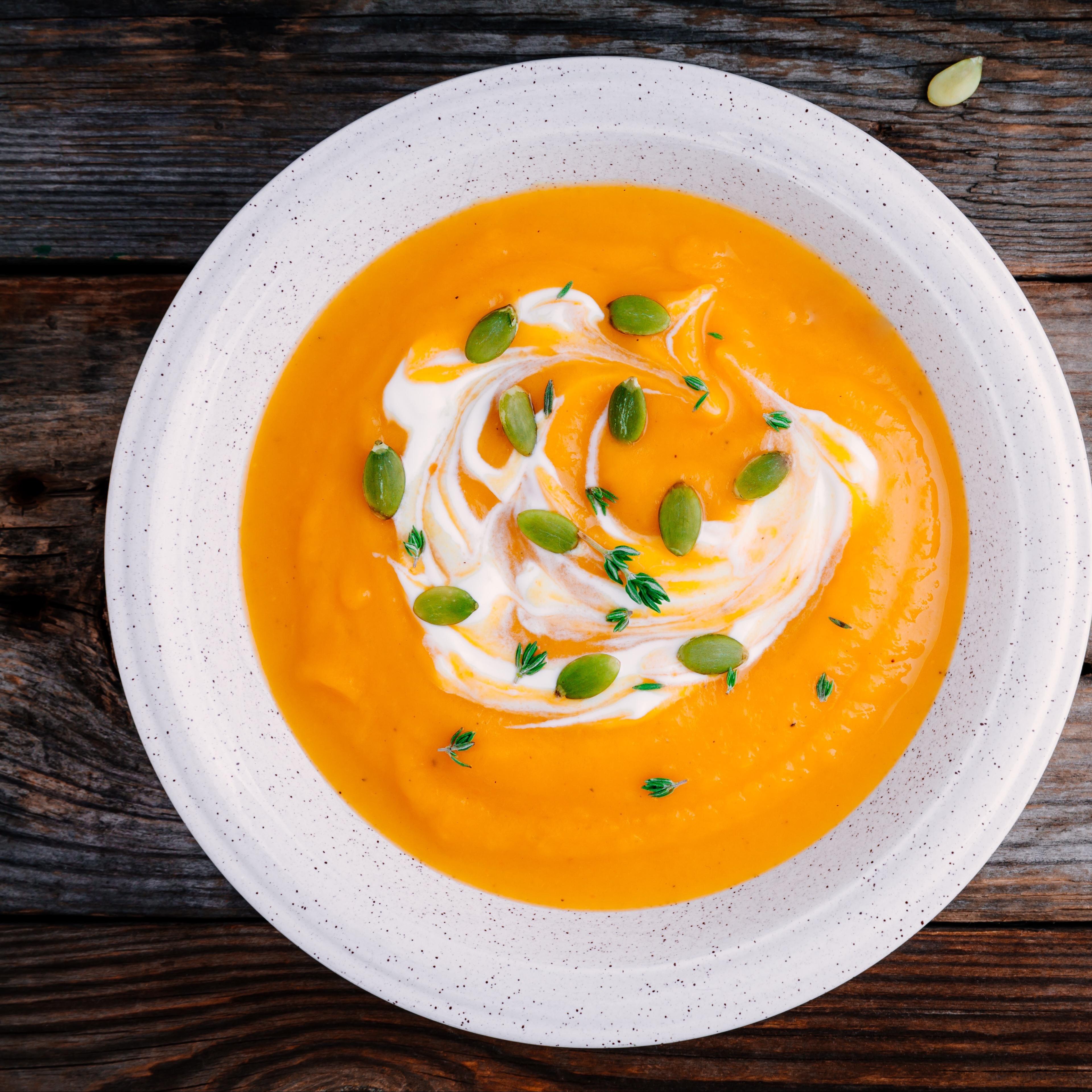 Creamy Butternut Squash Soup in Your 1.6L Soup Maker: A Fall Favorite Made Easy/Homtone/MI-MI-0676-BK