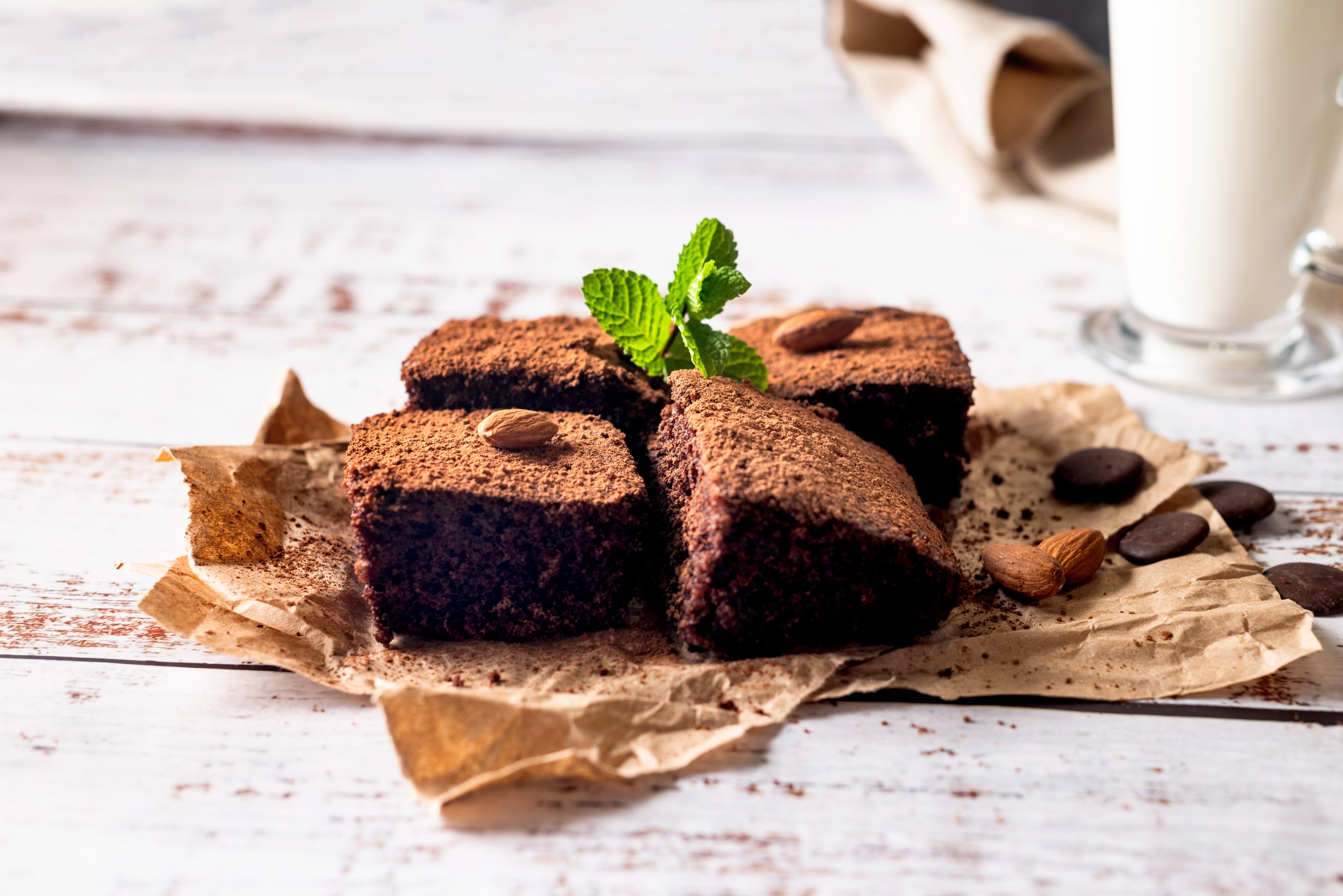 🍫 90-Second Food Processor Brownies/Homtone/Food Processor