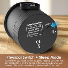 Espresso-Dosierbecher mit integrierter Skala für 58-mm-Portafilter