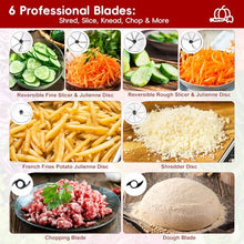 Homtone 16 Cup Food Processor for Dough Kneading, Meat Chopping, Slicing, Shredding, French Fries Potato Cuting, Cheese Grating& Whipping Cream