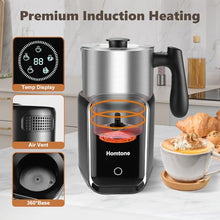 Homtone Upgrade 5-in-1 Milk Frother Electric Milk Frother