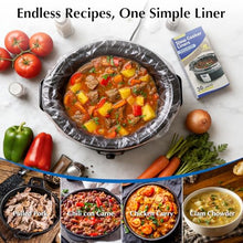 Homtone Slow Cooker Liners, Cooking Bags Large Size Disposable Pot Liners Plastic Bags, Fit 3QT to 8QT for Slow Cooker Cooking Trays, 13"x 21"