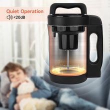 Homtone Soup Maker 1.6L, 6-in-1 Multi-Function Soupmaker Cooker with LCD Control Panel, Stainless Steel Electric Soup Machine Blender, Smart Living for Home 6 Pre-Set Programs for Smoothie, Baby Foods