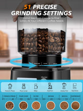Homtone Conical Burr Espresso Coffee Grinder