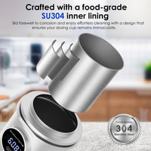 Homtone Espresso Dosing Cup & Digital Scale Combo - 0.05g Precision, USB-C Rechargeable, 58mm Portafilter Compatible, One-touch Easy Control- Stainless Steel Interior, Silver