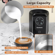 Homtone Upgrade 5-in-1 Milk Frother Electric Milk Frother