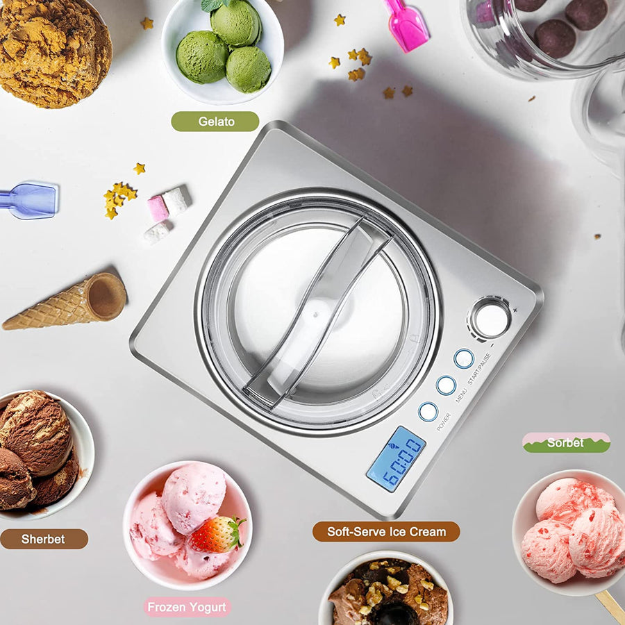 Ice Cream Maker 2.64 Quart– Homtone