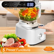 Aluminum-Diecast  16 Cup Food Processor, 5 Preset Modes