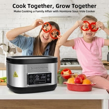 HOMTONE Sous Vide Machine, 6 Quart Stainless Steel Sous Vide Cooker with Precise Temperature