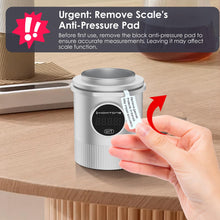 Homtone Electronic Coffee dosing Cup with Scale,Pour Over Coffee Bean&Powder Weighing Cup for Espresso,Compatible with 58mm Portafilter,0.05g-500g