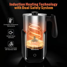 Homtone Upgrade 5-in-1 Milk Frother Electric Milk Frother