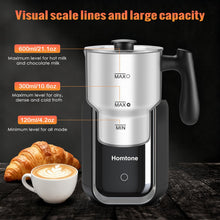 Homtone Upgrade 5-in-1 Milk Frother Electric Milk Frother