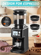 Homtone Conical Burr Espresso Coffee Grinder