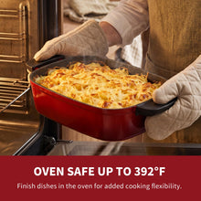 Homtone 6-in-1 Multi Cooker, 5.8Qt Cast Iron Dutch Oven Slow Cooker