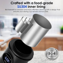 Homtone Electronic Coffee dosing Cup with Scale,Pour Over Coffee Bean&Powder Weighing Cup for Espresso,Compatible with 58mm Portafilter,0.05g-500g