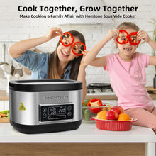 Homtone Sous Vide Cooker, 8 Quart Temperature Control Stainless Steel Sous Vide for Steak/Seafood/Poultry/Vegetables/Eggs