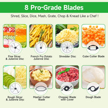 Homtone 16 Cup Food Processor for Dough Kneading, Meat Chopping, Slicing, Shredding, French Fries Potato Cuting, Cheese Grating& Whipping Cream