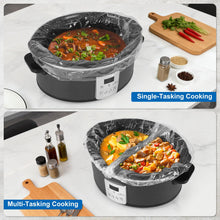 Homtone Slow Cooker Liners, Cooking Bags Large Size Disposable Pot Liners Plastic Bags, Fit 3QT to 8QT for Slow Cooker Cooking Trays, 13"x 21"