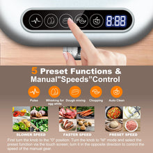 Aluminum-Diecast  16 Cup Food Processor, 5 Preset Modes