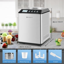 Homtone 2.64QT Ice Cream Maker with 3 Modes