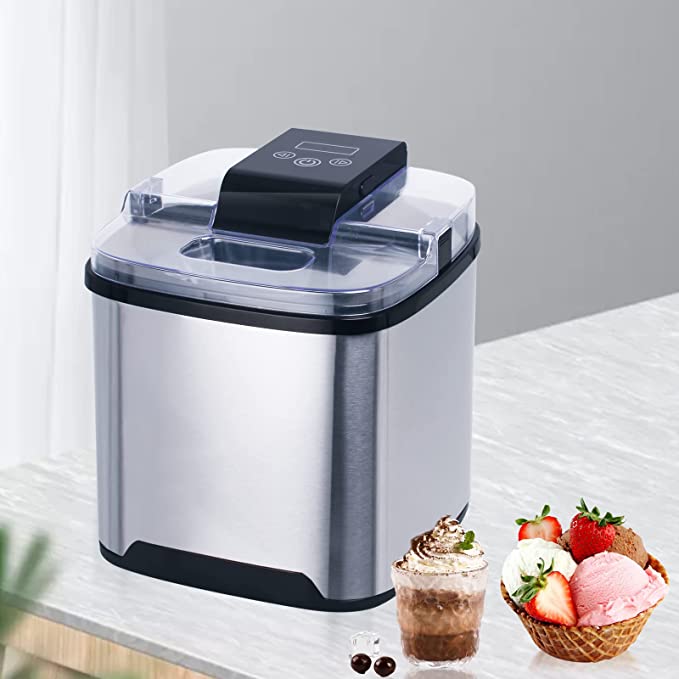 Homtone Ice Cream Maker for Making Soft/Double Ice Cream, 1 Mode/4 Modes