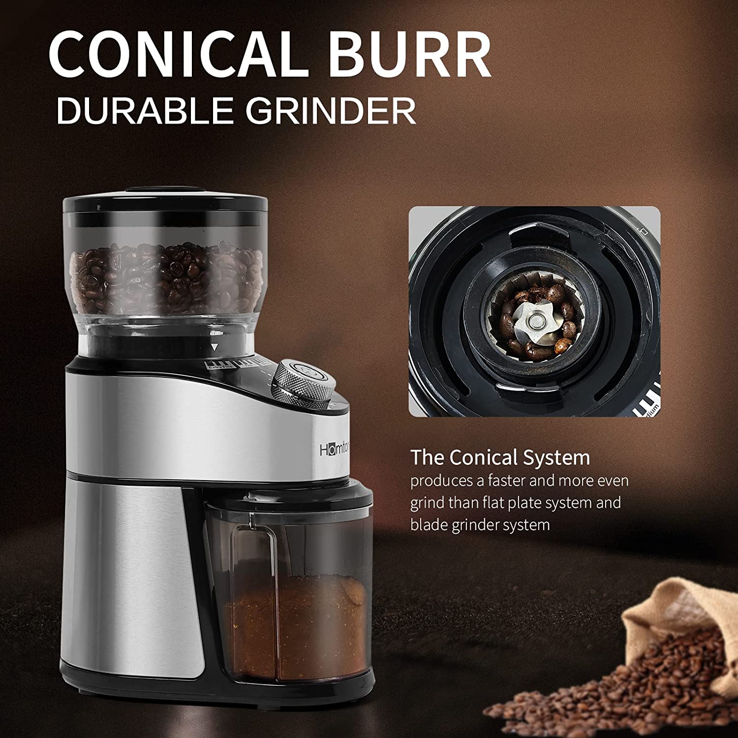 Burr Mill & Blade Coffee Grinders